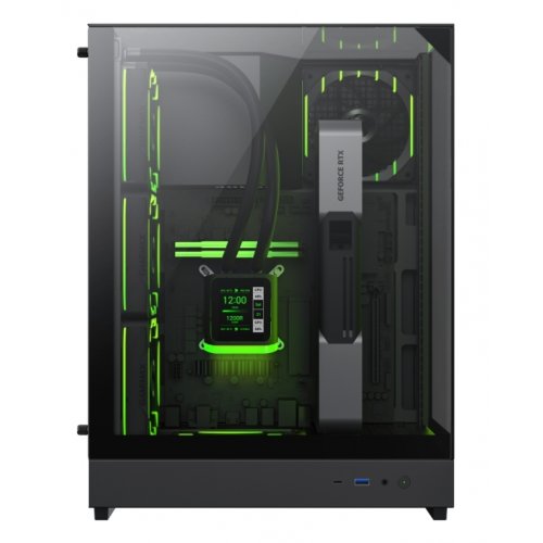 Корпус GAMEMAX T20 Tempered Glass без БЖ Black купити в Україні: Київ, Львів, Хмельницький, Тернопіль | Перевірка сумісності, низька ціна, відгуки, характеристики від TELEMART фото
