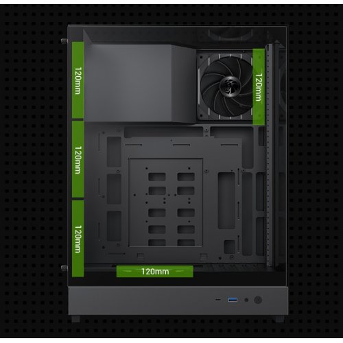 Корпус GAMEMAX T20 Tempered Glass без БЖ Black купити в Україні: Київ, Львів, Хмельницький, Тернопіль | Перевірка сумісності, низька ціна, відгуки, характеристики від TELEMART фото
