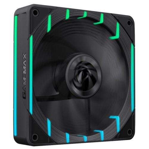 Кулер для корпуса GAMEMAX Tornado T12 ARGB-R (TORNADO T12 ARGB-R) Black купити в Україні: Київ, Львів, Хмельницький, Тернопіль | Перевірка сумісності, низька ціна, відгуки, характеристики від TELEMART фото