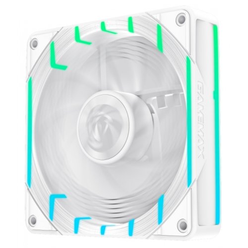 Кулер для корпуса GAMEMAX Tornado T12 ARGB-R (TORNADO T12 ARGB-RW) White купити в Україні: Київ, Львів, Хмельницький, Тернопіль | Перевірка сумісності, низька ціна, відгуки, характеристики від TELEMART фото