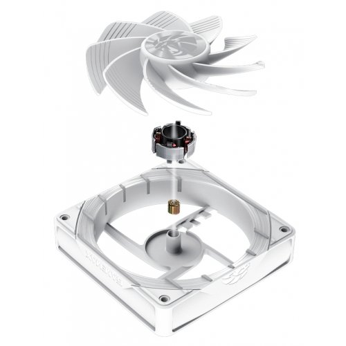 Кулер для корпуса GAMEMAX Tornado T12 ARGB-R (TORNADO T12 ARGB-RW) White купити в Україні: Київ, Львів, Хмельницький, Тернопіль | Перевірка сумісності, низька ціна, відгуки, характеристики від TELEMART фото