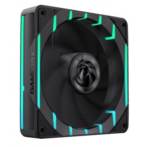 Кулер для корпуса GAMEMAX Tornado T12 ARGB (TORNADO T12 ARGB) Black купить в Украине: Киев, Днепр, Харьков, Одесса  | Проверка совместимости, низкая цена, отзывы, характеристики от TELEMART фото