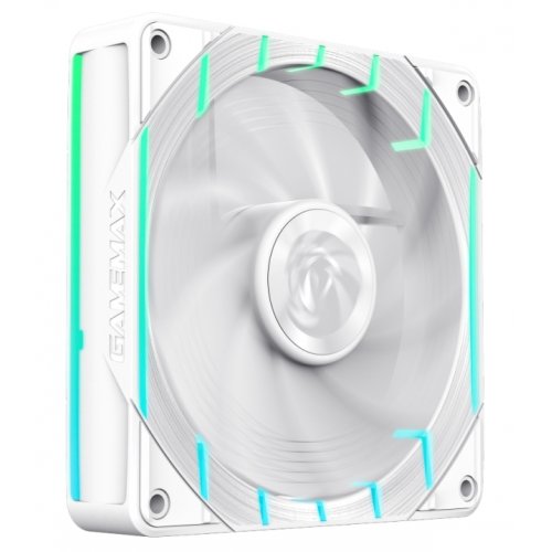 Кулер для корпуса GAMEMAX Tornado T12 ARGB (TORNADO T12 ARGB-W) White купити в Україні: Київ, Львів, Хмельницький, Тернопіль | Перевірка сумісності, низька ціна, відгуки, характеристики від TELEMART фото