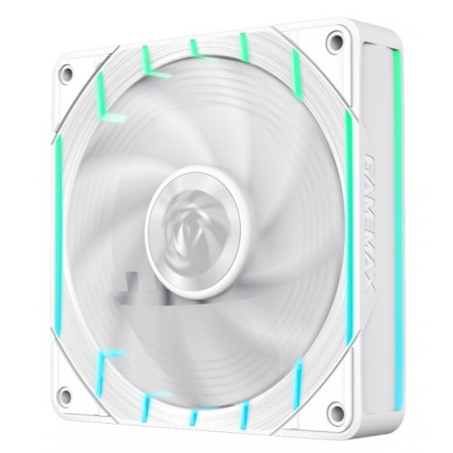 Кулер для корпуса GAMEMAX Tornado T12 ARGB (TORNADO T12 ARGB-W) White купити в Україні: Київ, Львів, Хмельницький, Тернопіль | Перевірка сумісності, низька ціна, відгуки, характеристики від TELEMART фото