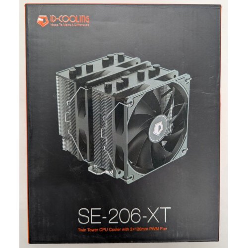Кулер ID-Cooling SE-206-XT (SE-206-XT Black) (Відновлено продавцем, 813851) купити в Україні: Київ, Львів, Хмельницький, Тернопіль | Перевірка сумісності, низька ціна, відгуки, характеристики від TELEMART фото