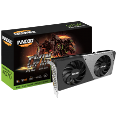 Видеокарта Inno3D GeForce RTX 4070 TWIN X2 OC 12288MB (N40702-126XX-185252N) (Восстановлено продавцом, 813871)