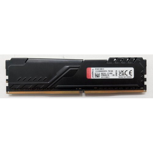 Озп Kingston DDR4 16GB 3200Mhz FURY Beast Black (KF432C16BB/16) (Відновлено продавцем, 813887) купити в Україні: Київ, Львів, Хмельницький, Тернопіль | Перевірка сумісності, низька ціна, відгуки, характеристики від TELEMART фото