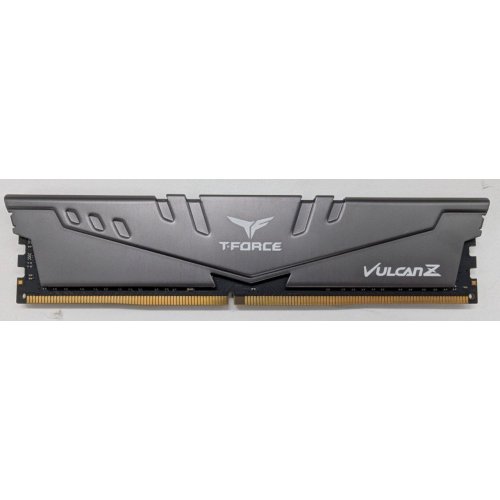 Озп Team DDR4 16GB 3200Mhz T-Force Vulcan Z Gray (TLZGD416G3200HC16F01) (Відновлено продавцем, 813904) купити в Україні: Київ, Львів, Хмельницький, Тернопіль | Перевірка сумісності, низька ціна, відгуки, характеристики від TELEMART фото