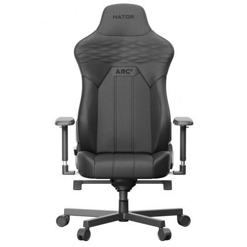 Ігрове крісло HATOR Arc 3 XL PU (HTC3400XL) Black купити в Україні: Київ, Львів, Хмельницький, Тернопіль | Низька ціна, відгуки, характеристики від TELEMART фото