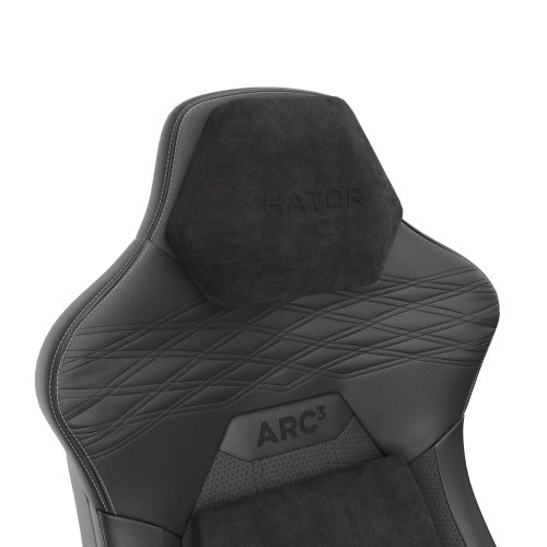 Ігрове крісло HATOR Arc 3 XL PU (HTC3400XL) Black купити в Україні: Київ, Львів, Хмельницький, Тернопіль | Низька ціна, відгуки, характеристики від TELEMART фото
