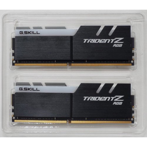 Озп G.Skill DDR4 32GB (2x16GB) 3600Mhz Trident Z RGB (F4-3600C18D-32GTZR) (Відновлено продавцем, 813939) купити в Україні: Київ, Львів, Хмельницький, Тернопіль | Перевірка сумісності, низька ціна, відгуки, характеристики від TELEMART фото