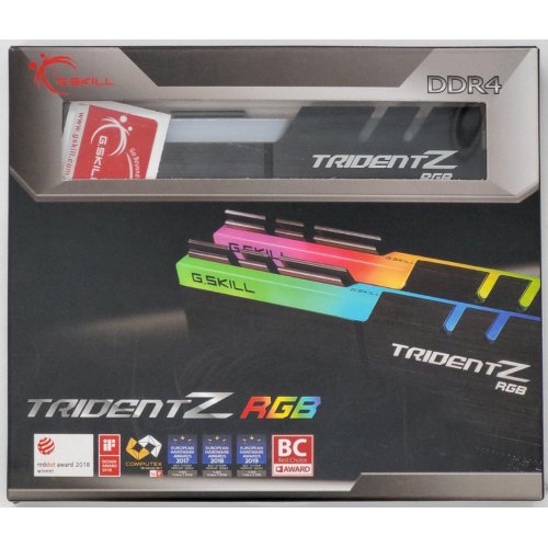Озп G.Skill DDR4 32GB (2x16GB) 3600Mhz Trident Z RGB (F4-3600C18D-32GTZR) (Відновлено продавцем, 813939) купити в Україні: Київ, Львів, Хмельницький, Тернопіль | Перевірка сумісності, низька ціна, відгуки, характеристики від TELEMART фото