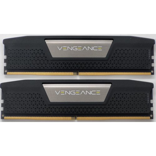 Озп Corsair DDR5 32GB (2x16GB) 5200Mhz Vengeance Black (CMK32GX5M2B5200C40) (Відновлено продавцем, 813952) купити в Україні: Київ, Львів, Хмельницький, Тернопіль | Перевірка сумісності, низька ціна, відгуки, характеристики від TELEMART фото