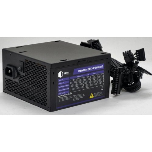 Блок живлення QUBE 80+ 600W (QBC-GPS600A12) (Відновлено продавцем, 813956) купити в Україні: Київ, Львів, Хмельницький, Тернопіль | Перевірка сумісності, низька ціна, відгуки, характеристики від TELEMART фото