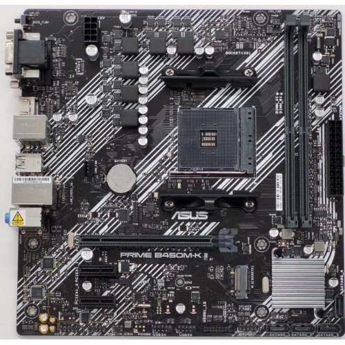 Материнська плата Asus PRIME B450M-K II (sAM4, AMD B450) (Відновлено продавцем, 813957) купити в Україні: Київ, Львів, Хмельницький, Тернопіль | Перевірка сумісності, низька ціна, відгуки, характеристики від TELEMART фото