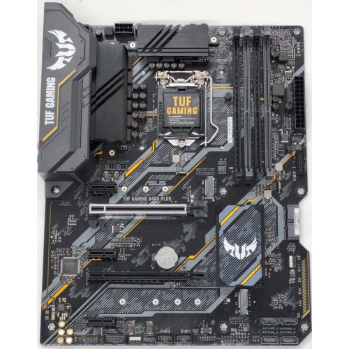 Материнська плата Asus TUF GAMING B460-PLUS (s1200, Intel B460) (Відновлено продавцем, 813968) купити в Україні: Київ, Львів, Хмельницький, Тернопіль | Перевірка сумісності, низька ціна, відгуки, характеристики від TELEMART фото