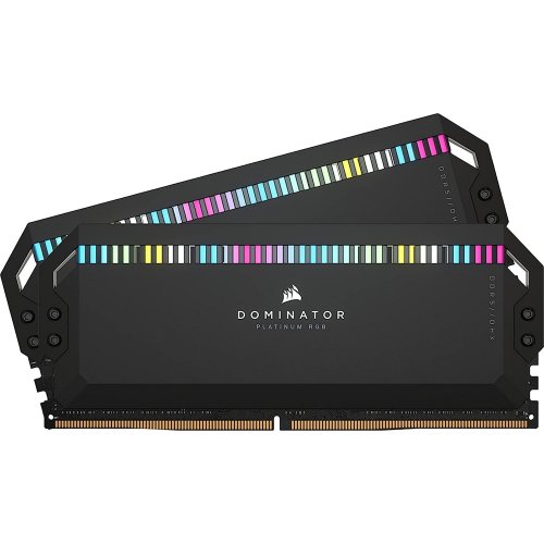 Уценка озу Corsair DDR5 32GB (2x16GB) 6000Mhz Dominator Platinum RGB Black (CMT32GX5M2X6000C36) (Следы использования, 814128) купить в Украине: Киев, Днепр, Харьков, Одесса  | Проверка совместимости, низкая цена, отзывы, характеристики от TELEMART фото