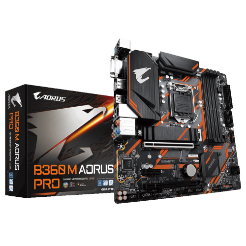 Материнська плата Gigabyte B360 M AORUS PRO (s1151-V2, Intel B360) (Відновлено продавцем, 814211) купити в Україні: Київ, Львів, Хмельницький, Тернопіль | Перевірка сумісності, низька ціна, відгуки, характеристики від TELEMART фото