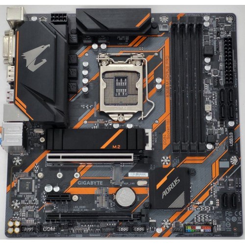 Материнська плата Gigabyte B360 M AORUS PRO (s1151-V2, Intel B360) (Відновлено продавцем, 814211) купити в Україні: Київ, Львів, Хмельницький, Тернопіль | Перевірка сумісності, низька ціна, відгуки, характеристики від TELEMART фото