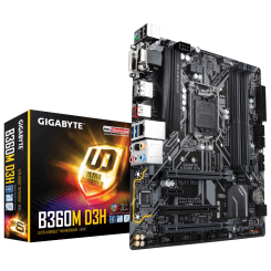 Материнська плата Gigabyte B360M D3H (s1151-V2, Intel B360) (Відновлено продавцем, 814214)