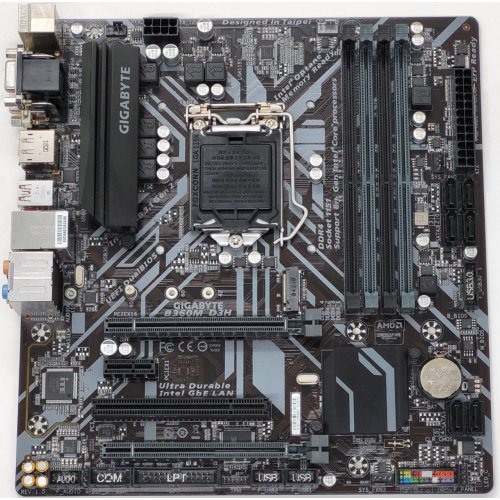 Материнська плата Gigabyte B360M D3H (s1151-V2, Intel B360) (Відновлено продавцем, 814214) купити в Україні: Київ, Львів, Хмельницький, Тернопіль | Перевірка сумісності, низька ціна, відгуки, характеристики від TELEMART фото