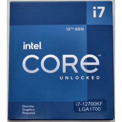 Процесор Intel Core i7-12700KF 3.6(5.0)GHz 25MB s1700 Box (BX8071512700KF) (Відновлено продавцем, 814218) купити в Україні: Київ, Львів, Хмельницький, Тернопіль | Перевірка сумісності, низька ціна, відгуки, характеристики від TELEMART фото