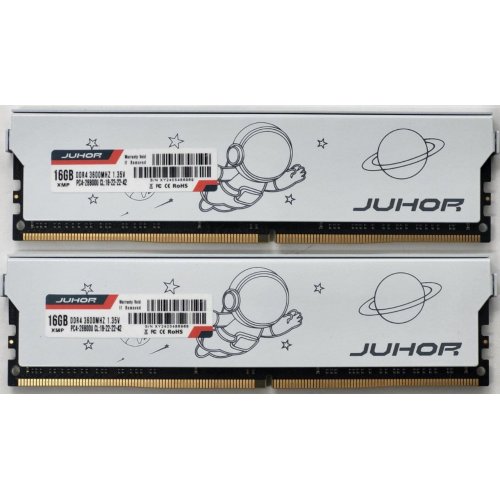 Озп Juhor DDR4 32GB (2x16GB) 3200Mhz (724415916237) (Відновлено продавцем, 814221) купити в Україні: Київ, Львів, Хмельницький, Тернопіль | Перевірка сумісності, низька ціна, відгуки, характеристики від TELEMART фото