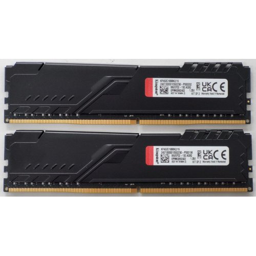 Озп Kingston DDR4 16GB (2x8GB) 3200Mhz FURY Beast Black (KF432C16BBK2/16) (Відновлено продавцем, 814227) купити в Україні: Київ, Львів, Хмельницький, Тернопіль | Перевірка сумісності, низька ціна, відгуки, характеристики від TELEMART фото
