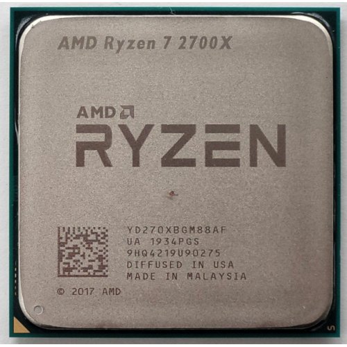 Процессор AMD Ryzen 7 2700X 3.7(4.3)GHz 16MB sAM4 Tray (YD270XBGM88AF) (Восстановлено продавцом, 814229) купить в Украине: Киев, Днепр, Харьков, Одесса  | Проверка совместимости, низкая цена, отзывы, характеристики от TELEMART фото