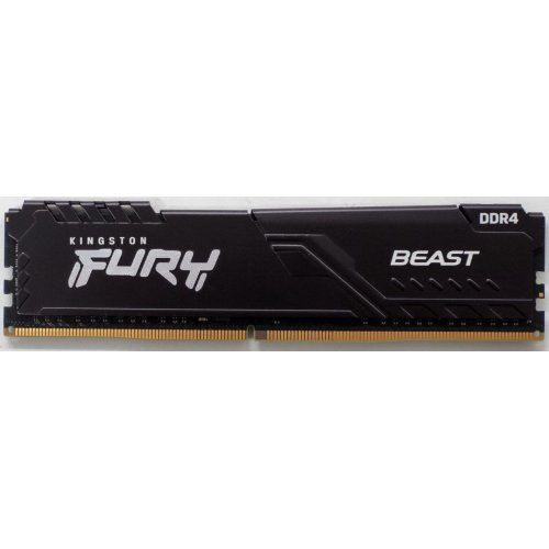 Озп Kingston DDR4 16GB 3200Mhz FURY Beast Black (KF432C16BB/16) (Відновлено продавцем, 814235) купити в Україні: Київ, Львів, Хмельницький, Тернопіль | Перевірка сумісності, низька ціна, відгуки, характеристики від TELEMART фото