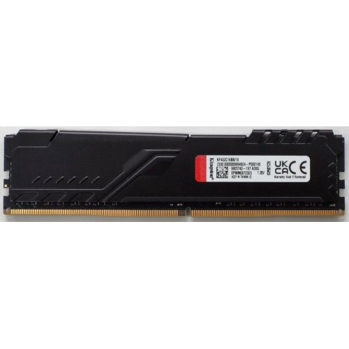 Озп Kingston DDR4 16GB 3200Mhz FURY Beast Black (KF432C16BB/16) (Відновлено продавцем, 814235) купити в Україні: Київ, Львів, Хмельницький, Тернопіль | Перевірка сумісності, низька ціна, відгуки, характеристики від TELEMART фото