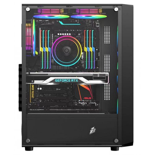 Корпус 1stPlayer FD3-4F2-AP-BK без БП Black (Восстановлено продавцом, 814241) купить в Украине: Киев, Днепр, Харьков, Одесса  | Проверка совместимости, низкая цена, отзывы, характеристики от TELEMART фото