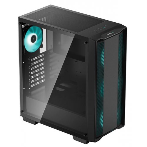 Корпус Deepcool CC560 Tempered Glass без БП (R-CC560-BKGAA4-G-1) Black (Восстановлено продавцом, 814248) купить в Украине: Киев, Днепр, Харьков, Одесса  | Проверка совместимости, низкая цена, отзывы, характеристики от TELEMART фото
