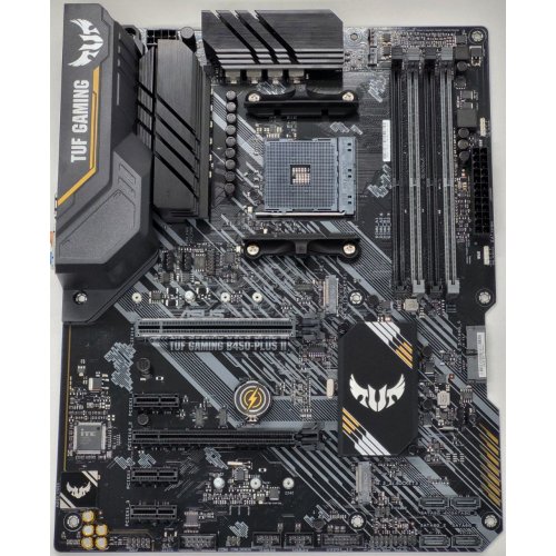 Материнська плата Asus TUF GAMING B450-PLUS II (sAM4, AMD B450) (Відновлено продавцем, 814435) купити в Україні: Київ, Львів, Хмельницький, Тернопіль | Перевірка сумісності, низька ціна, відгуки, характеристики від TELEMART фото