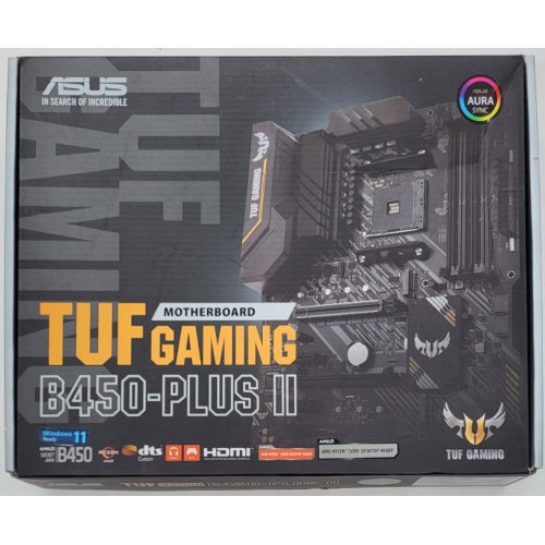 Материнська плата Asus TUF GAMING B450-PLUS II (sAM4, AMD B450) (Відновлено продавцем, 814435) купити в Україні: Київ, Львів, Хмельницький, Тернопіль | Перевірка сумісності, низька ціна, відгуки, характеристики від TELEMART фото