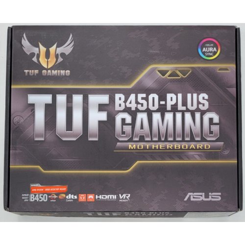 Материнська плата Asus TUF GAMING B450-PLUS II (sAM4, AMD B450) (Відновлено продавцем, 814448) купити в Україні: Київ, Львів, Хмельницький, Тернопіль | Перевірка сумісності, низька ціна, відгуки, характеристики від TELEMART фото