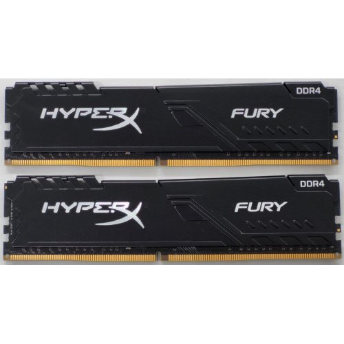Озп HyperX DDR4 16GB (2x8GB) 3200Mhz Fury Black (HX432C16FB3K2/16) (Відновлено продавцем, 814454) купити в Україні: Київ, Львів, Хмельницький, Тернопіль | Перевірка сумісності, низька ціна, відгуки, характеристики від TELEMART фото