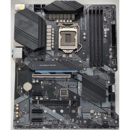 Материнская плата MSI Z490-A PRO (s1200, Intel Z490) (Восстановлено продавцом, 814456) купить в Украине: Киев, Днепр, Харьков, Одесса  | Проверка совместимости, низкая цена, отзывы, характеристики от TELEMART фото