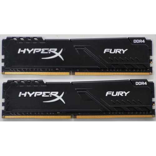 Озп HyperX DDR4 32GB (2x16GB) 3200Mhz Fury Black (HX432C16FB4K2/32) (Відновлено продавцем, 814458) купити в Україні: Київ, Львів, Хмельницький, Тернопіль | Перевірка сумісності, низька ціна, відгуки, характеристики від TELEMART фото