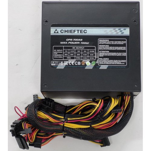 Блок живлення CHIEFTEC Smart 700W (GPS-700A8) (Відновлено продавцем, 814461) купити в Україні: Київ, Львів, Хмельницький, Тернопіль | Перевірка сумісності, низька ціна, відгуки, характеристики від TELEMART фото