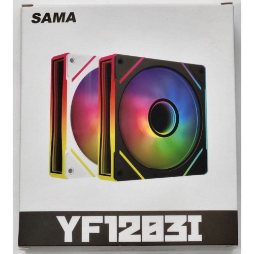 Кулер для корпуса SAMA YF1203I ARGB White (Восстановлено продавцом, 814469) купить в Украине: Киев, Днепр, Харьков, Одесса  | Проверка совместимости, низкая цена, отзывы, характеристики от TELEMART фото