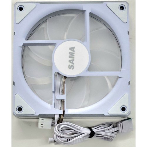 Кулер для корпуса SAMA YF1203I ARGB White (Восстановлено продавцом, 814473) купить в Украине: Киев, Днепр, Харьков, Одесса  | Проверка совместимости, низкая цена, отзывы, характеристики от TELEMART фото