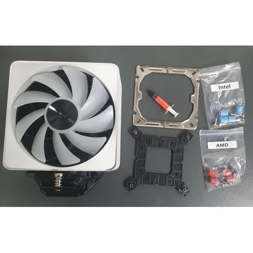 Уцінка кулер APNX AP1 (APTC-PF30517.21) White (Вітринний зразок, 814580) купити в Україні: Київ, Львів, Хмельницький, Тернопіль | Перевірка сумісності, низька ціна, відгуки, характеристики від TELEMART фото