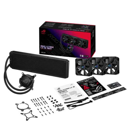 Уцінка готова сво Asus ROG Strix LC III 360 (90RC00T0-M0UAY0) (Розкрита упаковка, 814582) купити в Україні: Київ, Львів, Хмельницький, Тернопіль | Перевірка сумісності, низька ціна, відгуки, характеристики від TELEMART фото