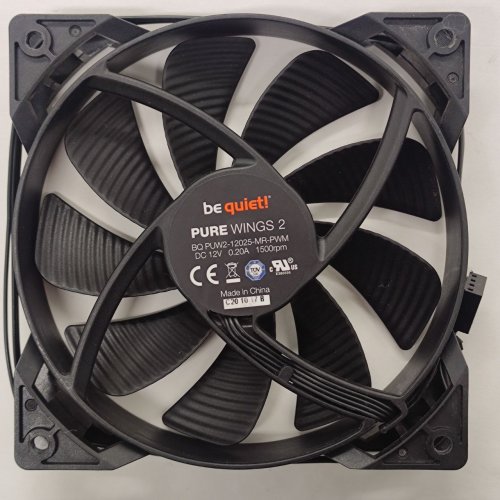Кулер для корпуса Be Quiet! Pure Wings 2 120mm PWM (BL039) (Відновлено продавцем, 814591) купити в Україні: Київ, Львів, Хмельницький, Тернопіль | Перевірка сумісності, низька ціна, відгуки, характеристики від TELEMART фото