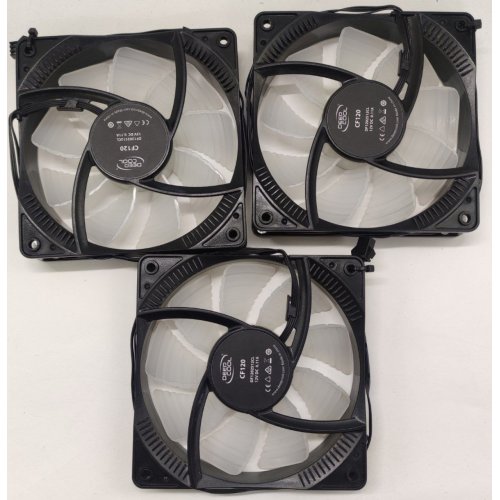 Набір кулерів для корпусу Deepcool CF120 PLUS ARGB 3 in 1 (DP-F12-AR-CF120P-3P) (Відновлено продавцем, 814596) купити в Україні: Київ, Львів, Хмельницький, Тернопіль | Перевірка сумісності, низька ціна, відгуки, характеристики від TELEMART фото