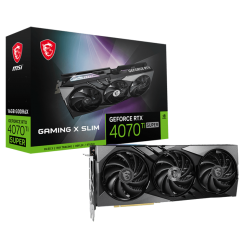 Відеокарта MSI GeForce RTX 4070 Ti SUPER GAMING X SLIM 16384MB (RTX 4070 Ti SUPER 16G GAMING X SLIM) (Відновлено продавцем, 814623)