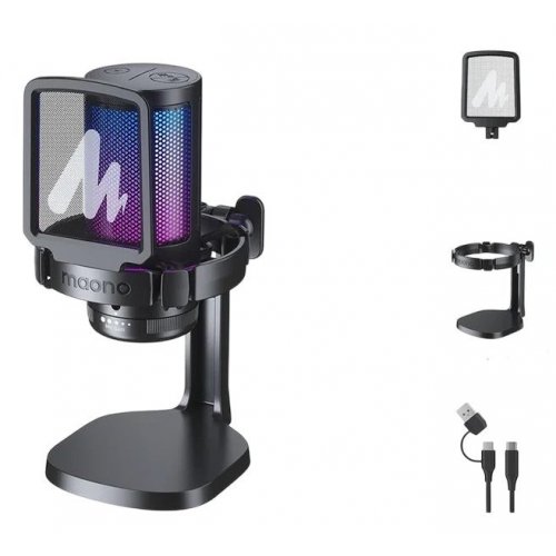 Микрофон Maono DGM20 Black купить в Украине: Киев, Днепр, Харьков, Одесса  | Низкая цена, отзывы, характеристики от TELEMART фото