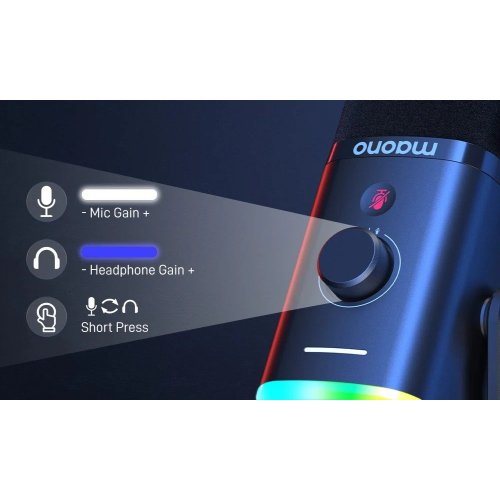 Микрофон Maono PD100X Black купить в Украине: Киев, Днепр, Харьков, Одесса  | Низкая цена, отзывы, характеристики от TELEMART фото