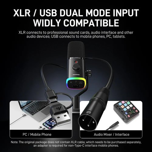 Микрофон Maono PD100X Black купить в Украине: Киев, Днепр, Харьков, Одесса  | Низкая цена, отзывы, характеристики от TELEMART фото